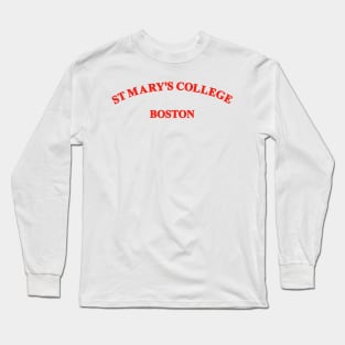 Aenigma Horror Movie St Mary's College Long Sleeve T-Shirt